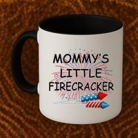 Mommy's little Firecracker Coffee Mug thumb 2