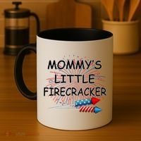 Mommy's little Firecracker Coffee Mug thumb 4