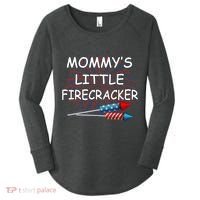 Mommy's little Firecracker Women's Perfect Tri Tunic Long Sleeve Shirt thumb 0