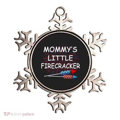 Mommy's little Firecracker Ornament