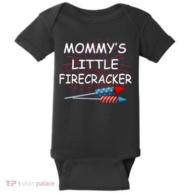 Mommy's little Firecracker Baby Bodysuit