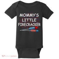Mommy's little Firecracker Baby Bodysuit thumb 0