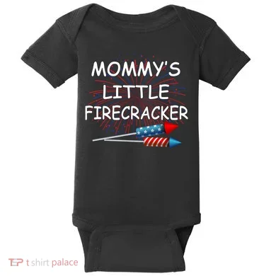 Mommy's little Firecracker Baby Bodysuit