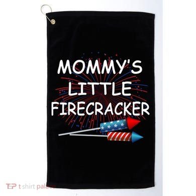 Mommy's little Firecracker Golf Towel