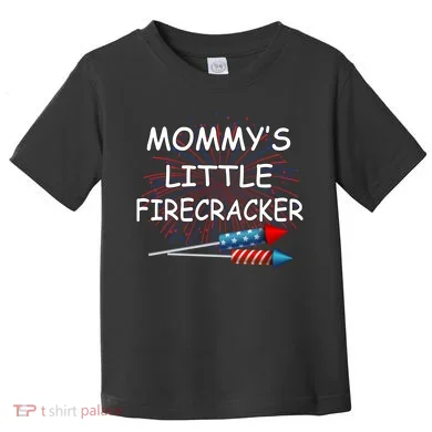 Mommy's little Firecracker Toddler T-Shirt