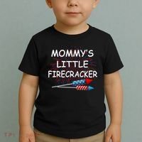 Mommy's little Firecracker Toddler T-Shirt thumb 2