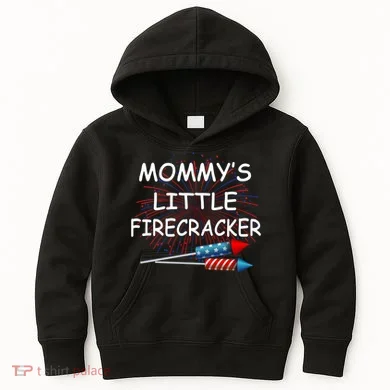 Mommy's little Firecracker Kids Hoodie