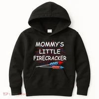 Mommy's little Firecracker Kids Hoodie thumb 0