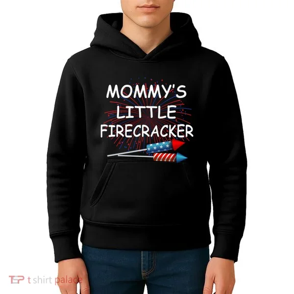 Mommy's little Firecracker Kids Hoodie