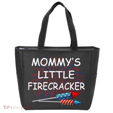 Mommy's little Firecracker Tote Bag