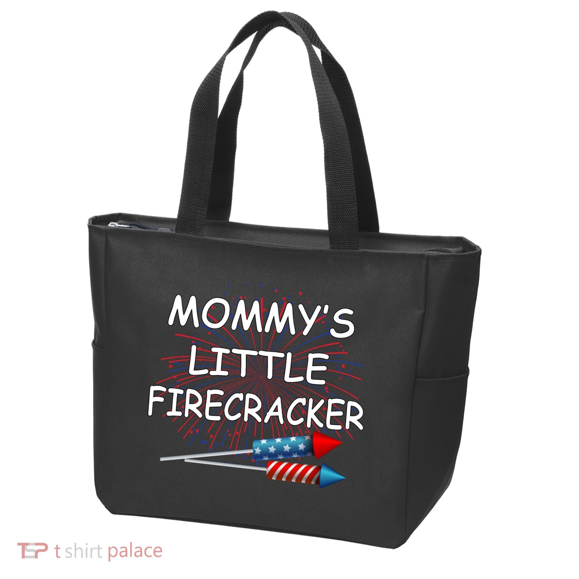 Mommy's little Firecracker Tote Bag