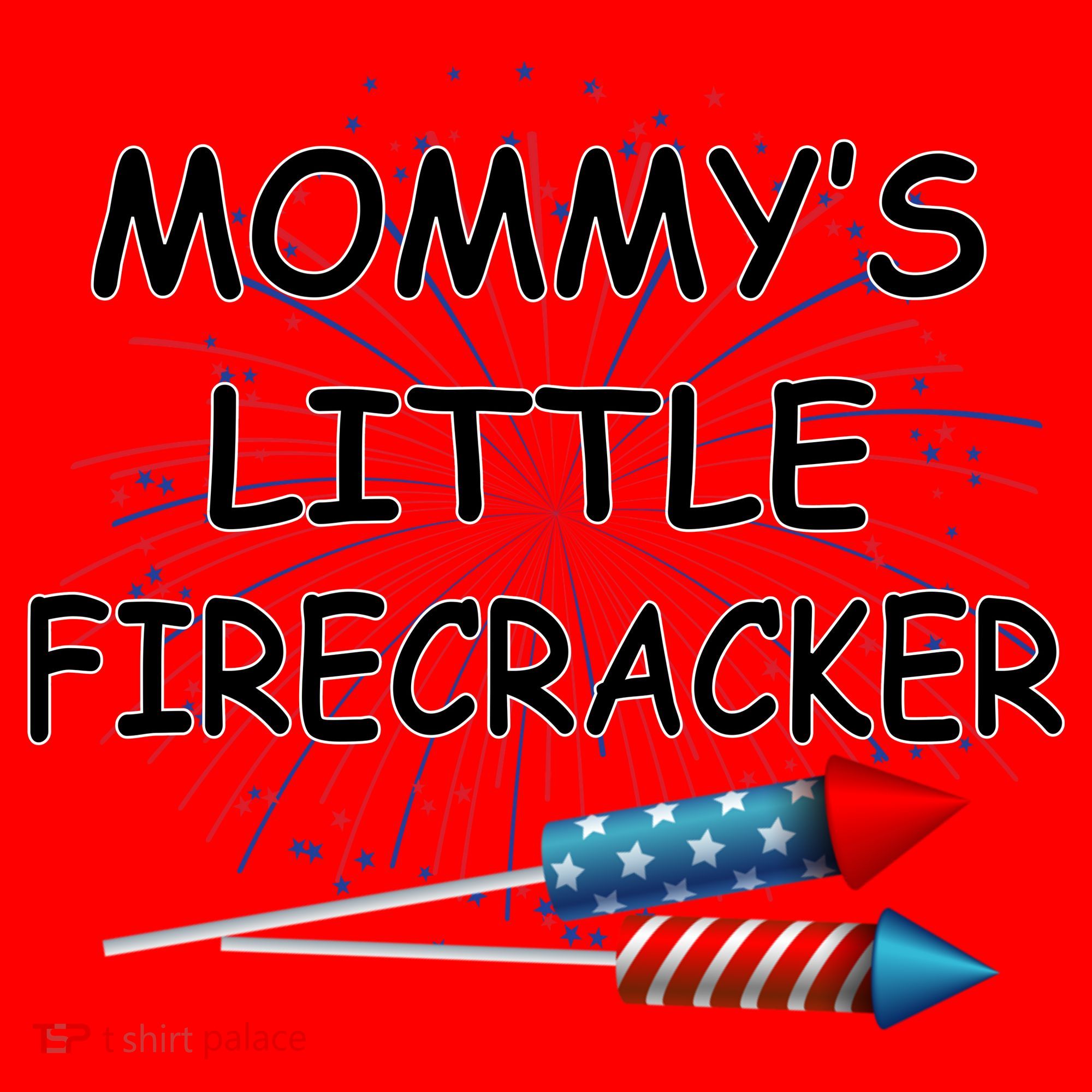 Mommy's little Firecracker Santa Hat