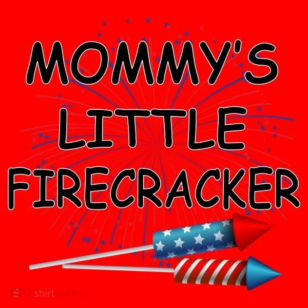 Mommy's little Firecracker Santa Hat