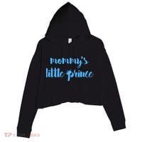 Mommy's Little Prince Crop Fleece Hoodie thumb 0