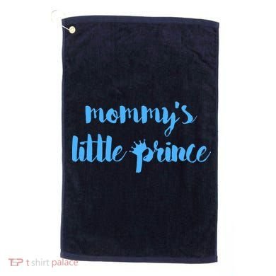 Mommy's Little Prince Golf Towel