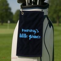 Mommy's Little Prince Golf Towel thumb 2