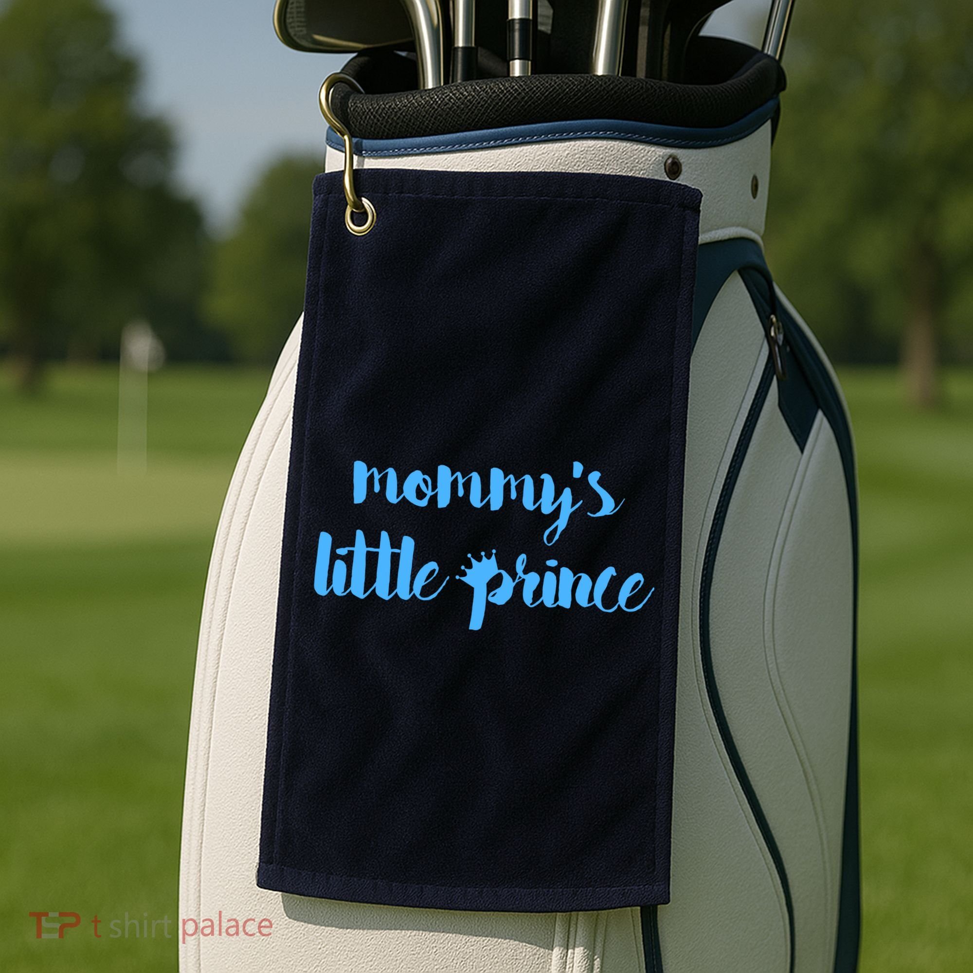 Mommy's Little Prince Golf Towel