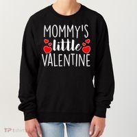 Mommy's Little Valentine Hearts Love Women's Sweatshirt thumb 0