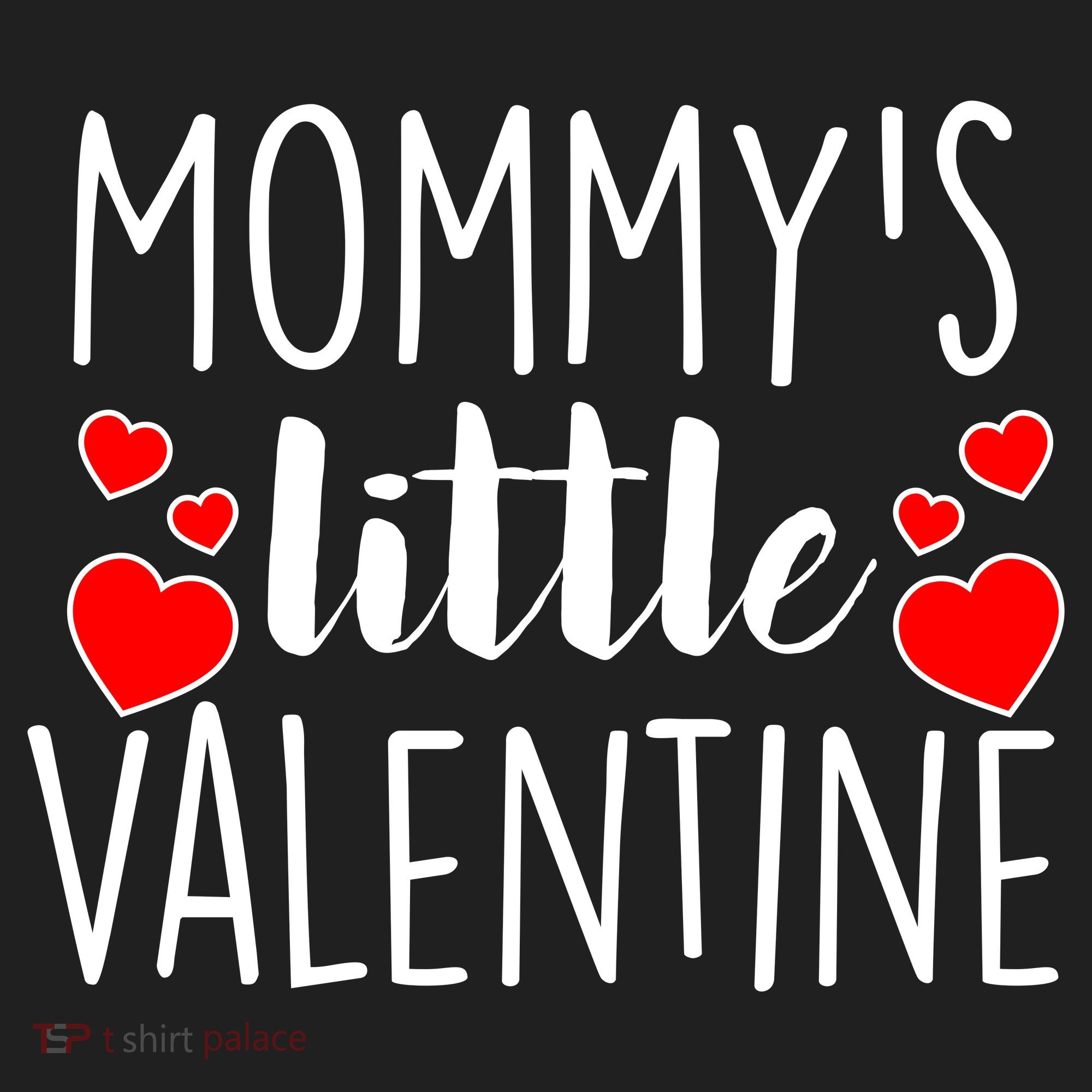 Mommy's Little Valentine Hearts Love Golf Towel