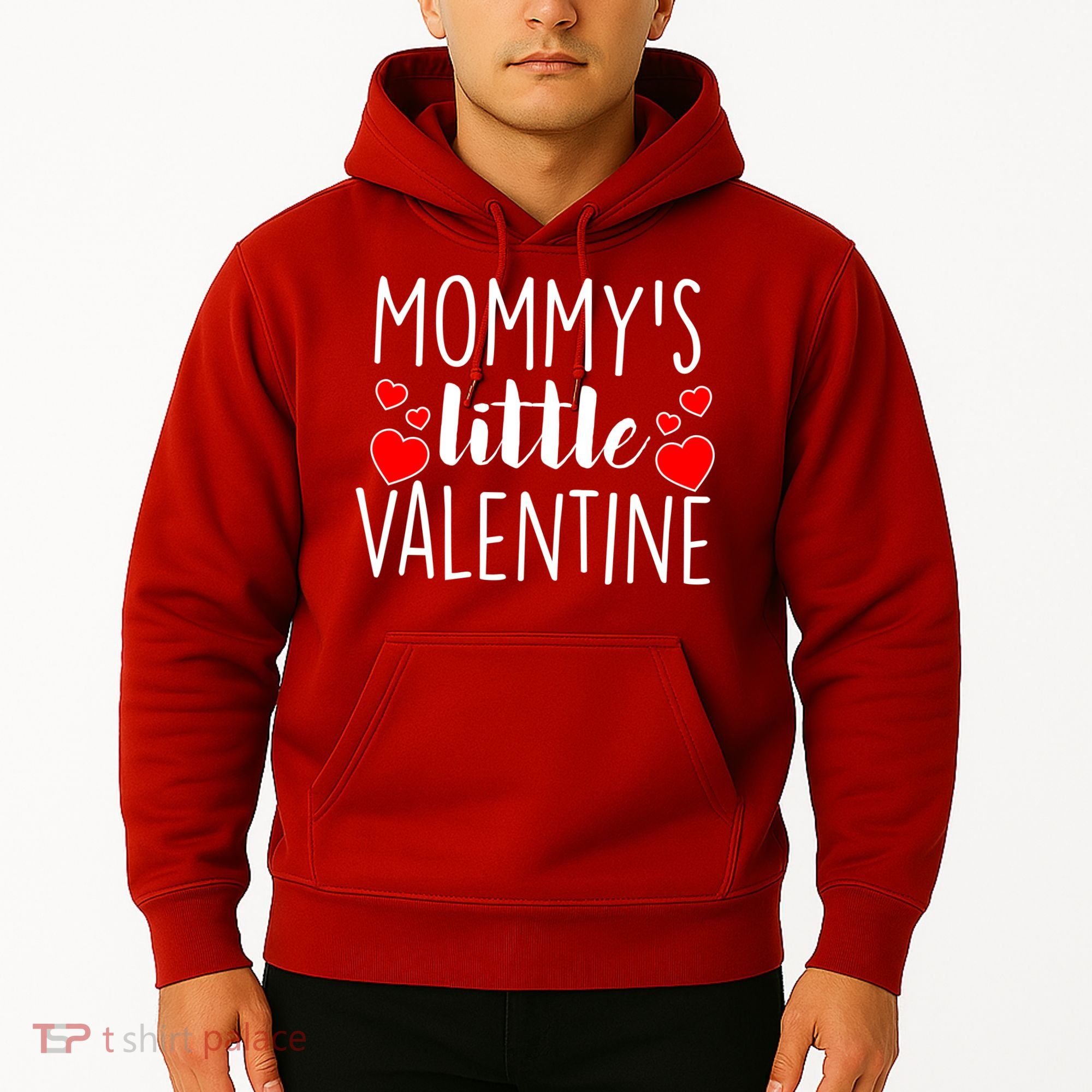 Mommy's Little Valentine Hearts Love Hoodie