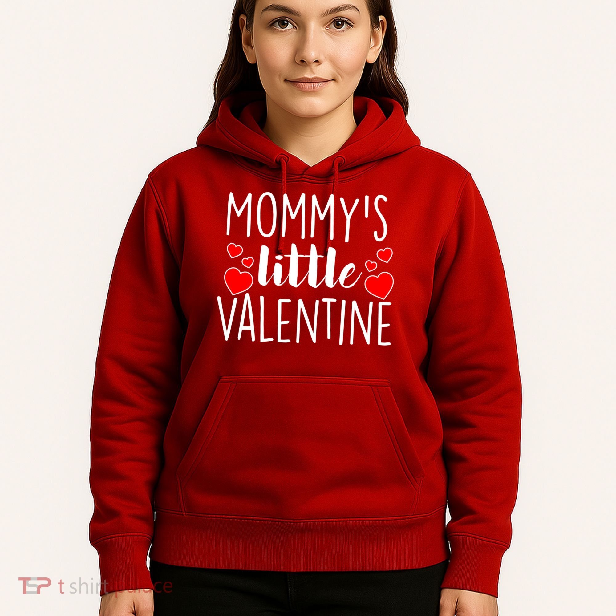 Mommy's Little Valentine Hearts Love Hoodie