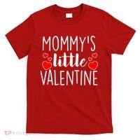 Mommy's Little Valentine Hearts Love T-Shirt thumb 0