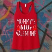 Mommy's Little Valentine Hearts Love Women's Tank Top thumb 3