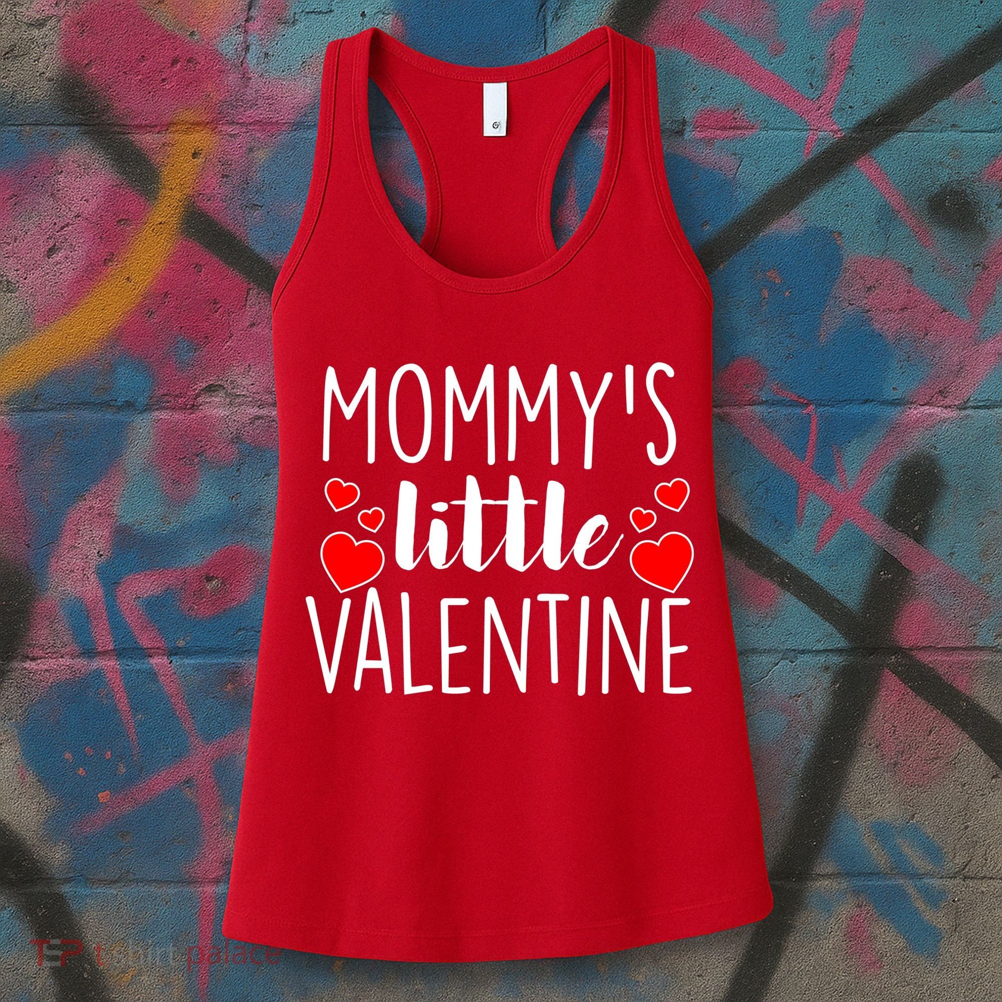Mommy's Little Valentine Hearts Love Women's Tank Top
