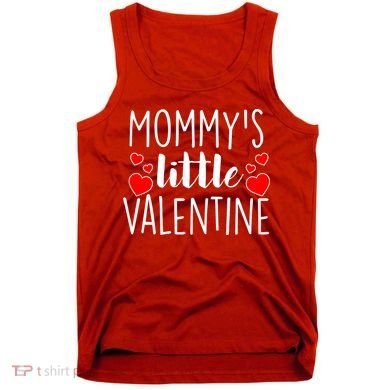 Mommy's Little Valentine Hearts Love Tank Top
