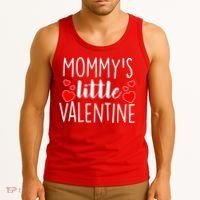 Mommy's Little Valentine Hearts Love Tank Top thumb 3