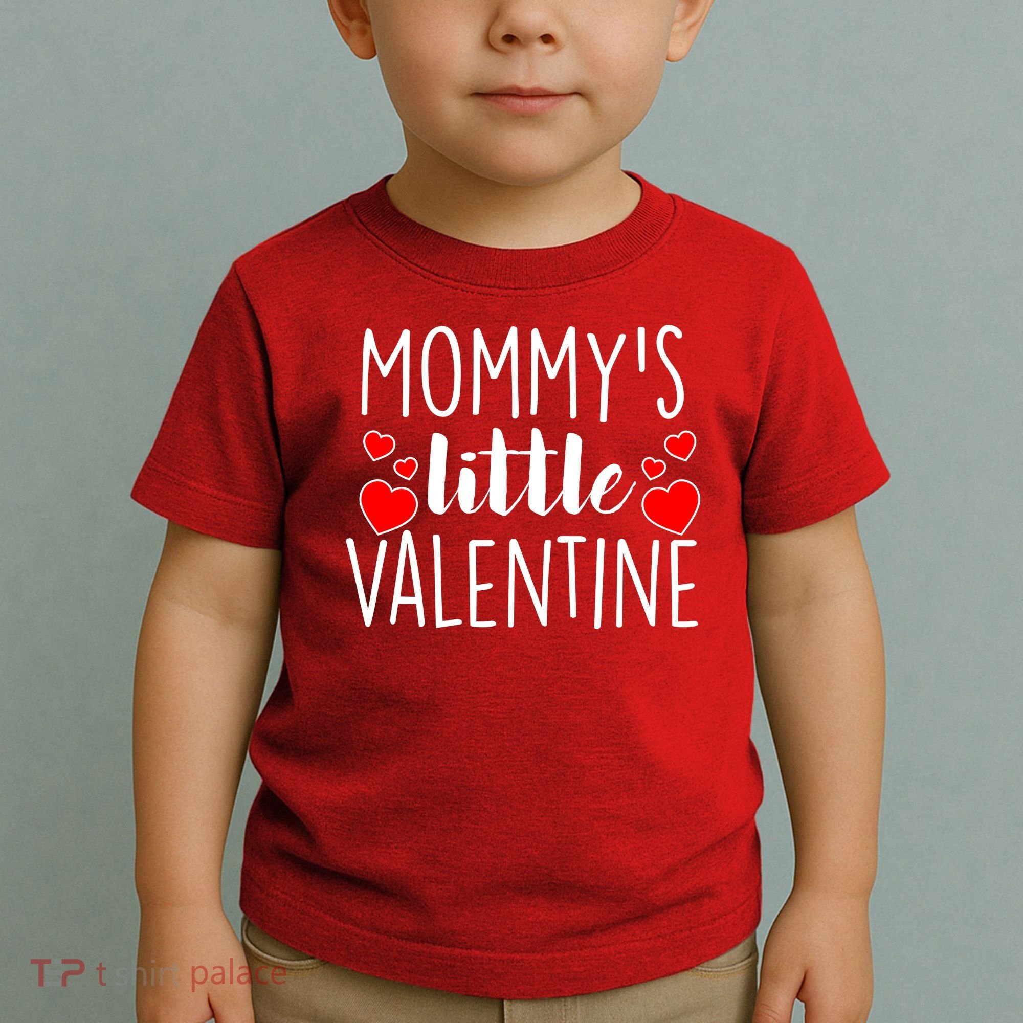 Mommy's Little Valentine Hearts Love Toddler T-Shirt