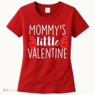 Mommy's Little Valentine Hearts Love Women's T-Shirt