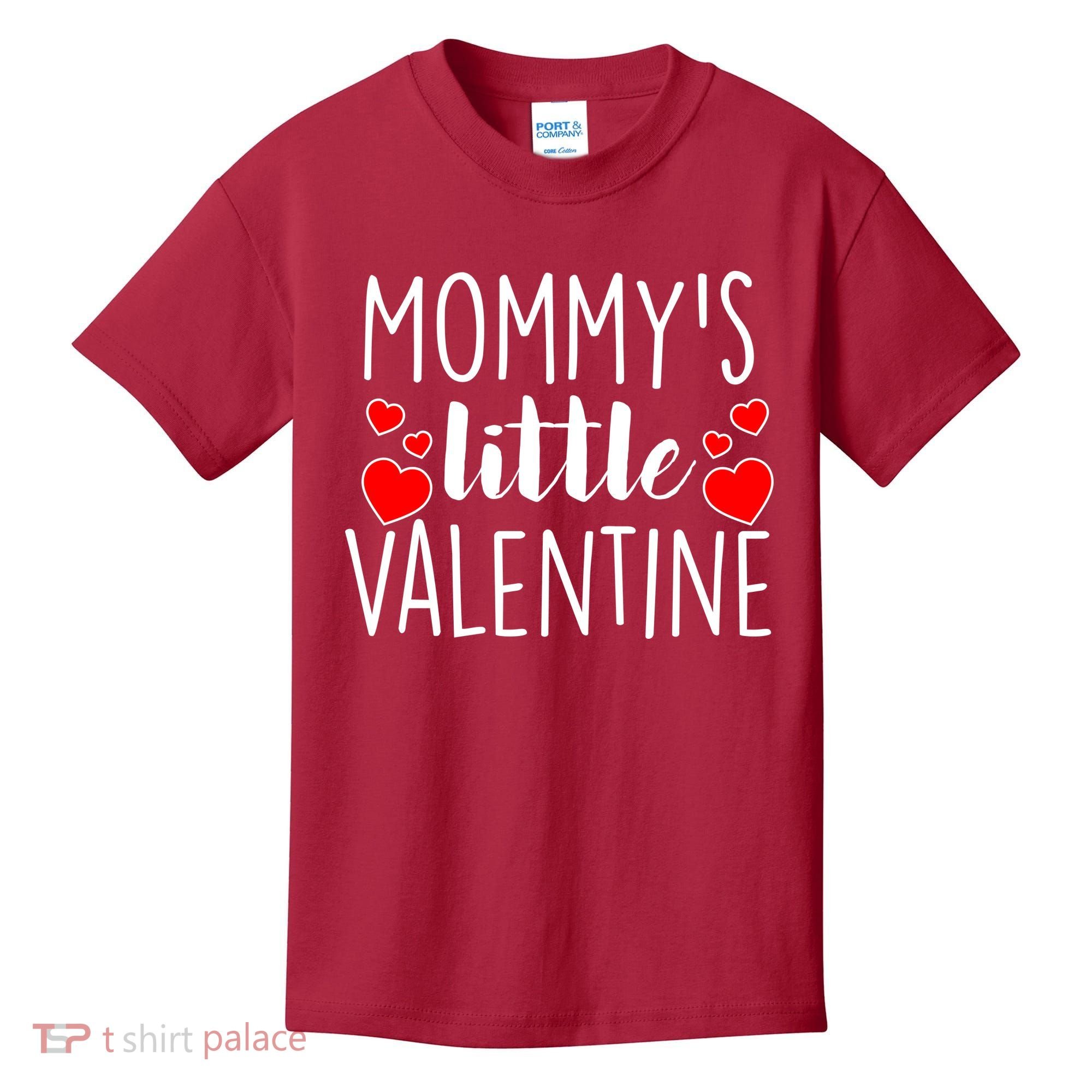 Mommy's Little Valentine Hearts Love Kids T-Shirt