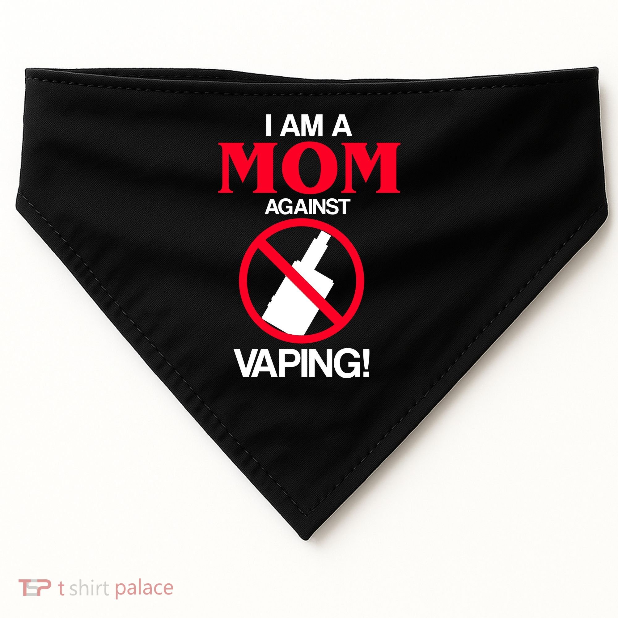 Moms Against Vaping USA-Made Doggie Bandana