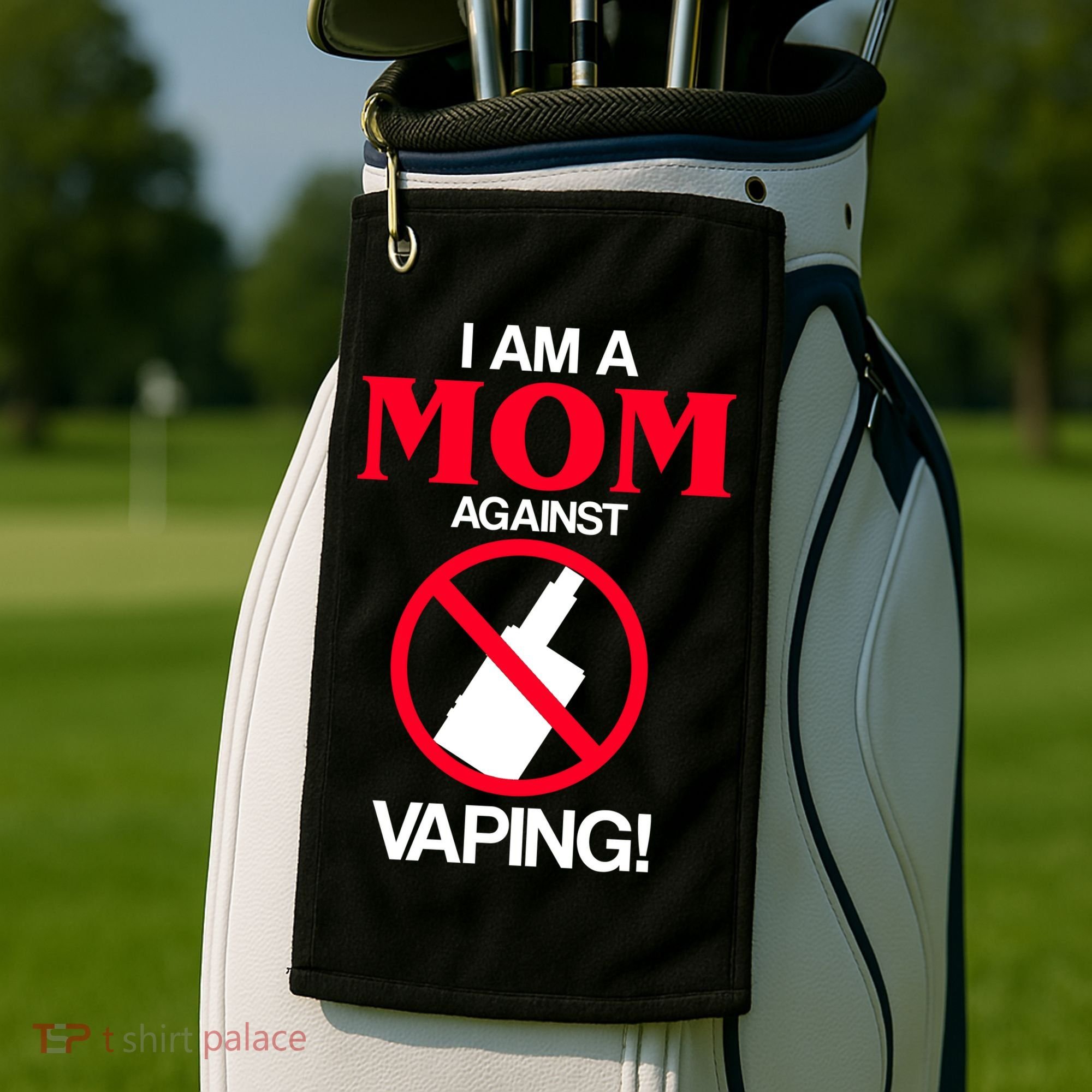 Moms Against Vaping Golf Towel