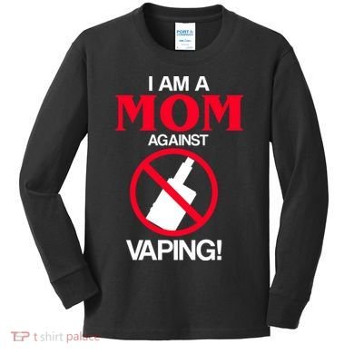 Moms Against Vaping Kids Long Sleeve Shirt