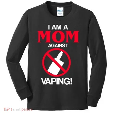 Moms Against Vaping Kids Long Sleeve Shirt
