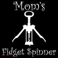 Mom's Fidget Spinner Wine Bottle Opener Women's Hoodie thumb 2