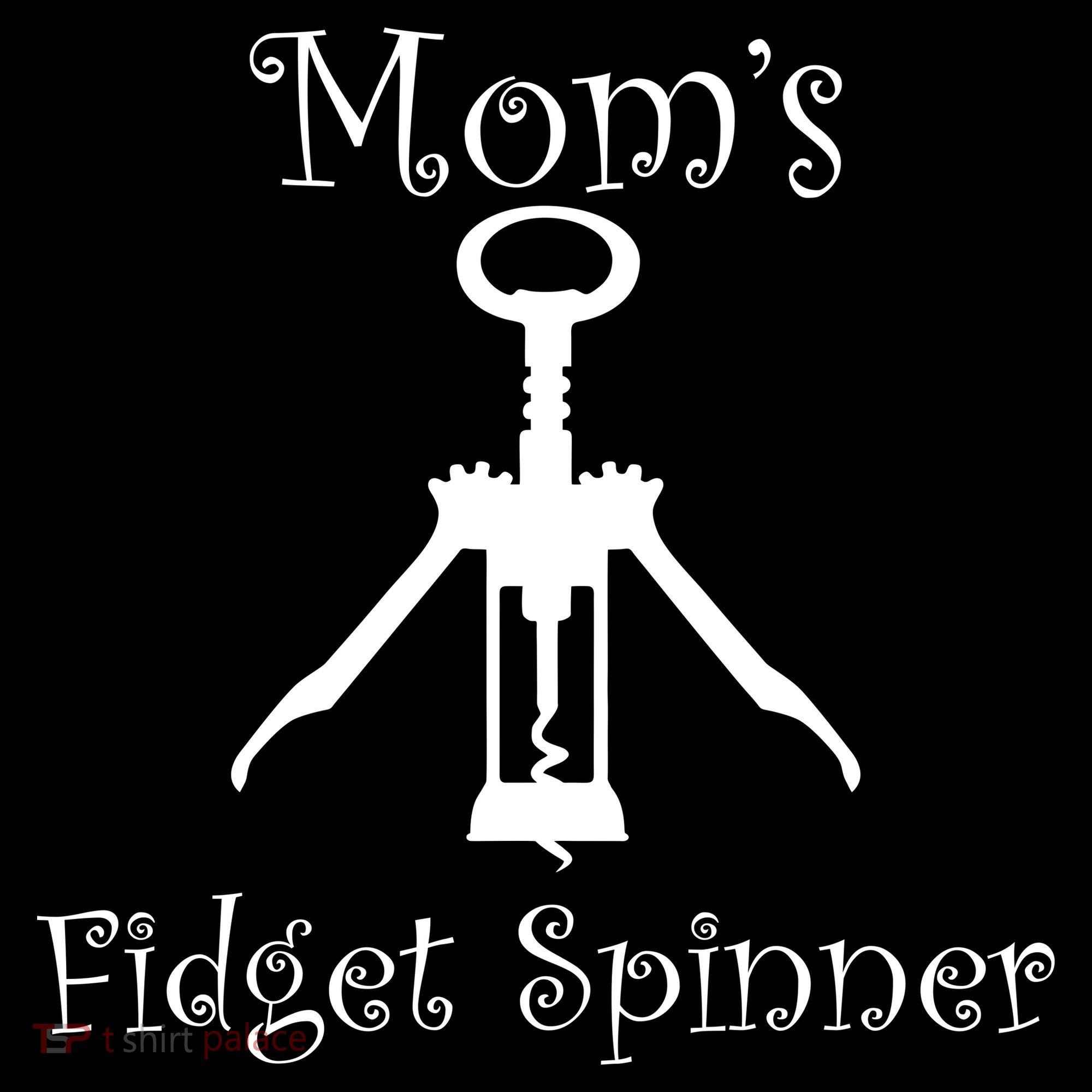 Mom's Fidget Spinner Wine Bottle Opener Women's Tank Top