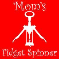 Mom's Fidget Spinner Wine Bottle Opener Santa Hat thumb 1