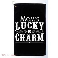 Mom's Lucky Charm Golf Towel thumb 0