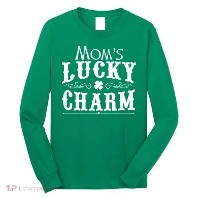 Mom's Lucky Charm Long Sleeve Shirt