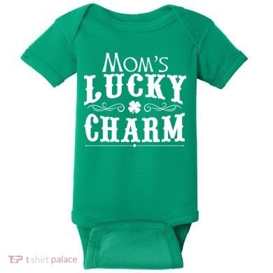 Mom's Lucky Charm Baby Bodysuit