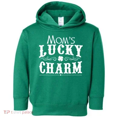 Mom's Lucky Charm Toddler Hoodie