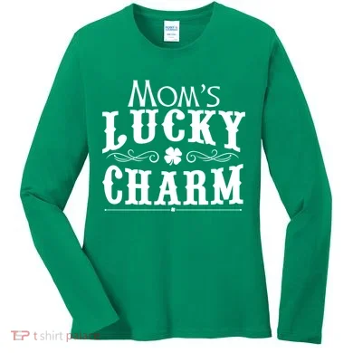 Mom's Lucky Charm Women's Long Sleeve Shirt