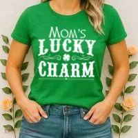 Mom's Lucky Charm Women's T-Shirt thumb 2
