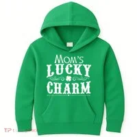 Mom's Lucky Charm Kids Hoodie thumb 0