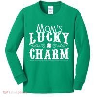 Mom's Lucky Charm Kids Long Sleeve Shirt thumb 0