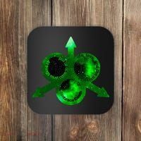 Mark Of Nurgle Green Galaxy Everything Must End Quote Coaster thumb 0