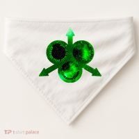 Mark Of Nurgle Green Galaxy Everything Must End Quote USA-Made Doggie Bandana thumb 0
